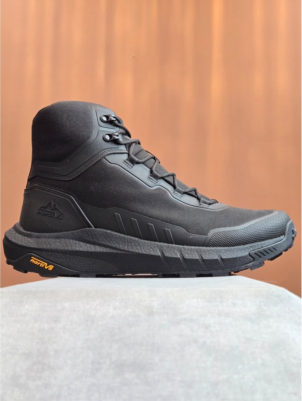 Nortiv 8 - Tactical Hiking Motorcycle Boots - Black (NMUMMT2503) Men's 13